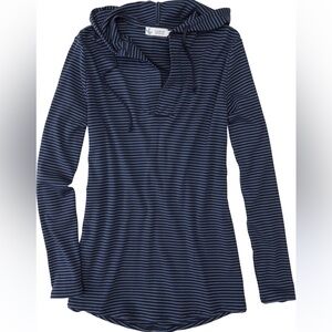 Carve Designs Navy Striped Tunic